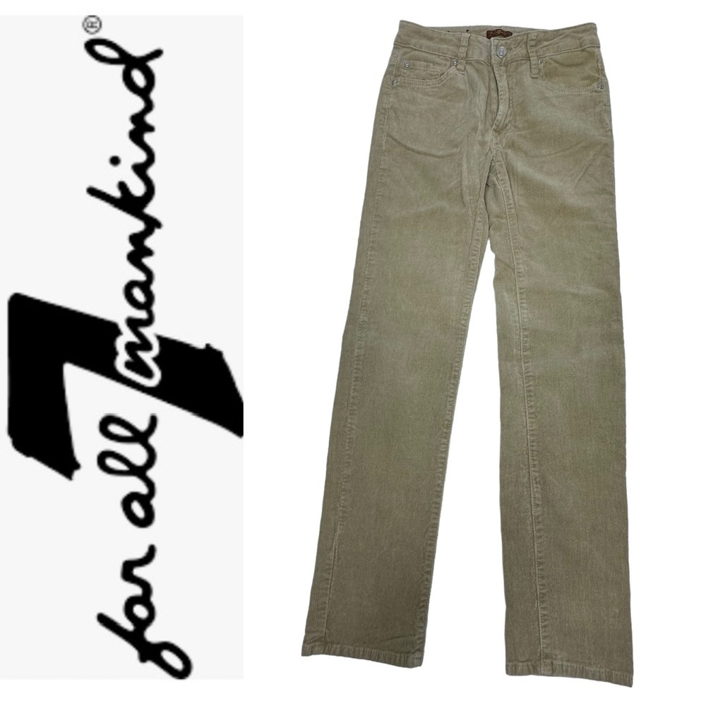 Boys 7 For All Mankind khaki Color Corduroy Pants 14
